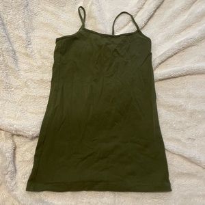 Green tank top